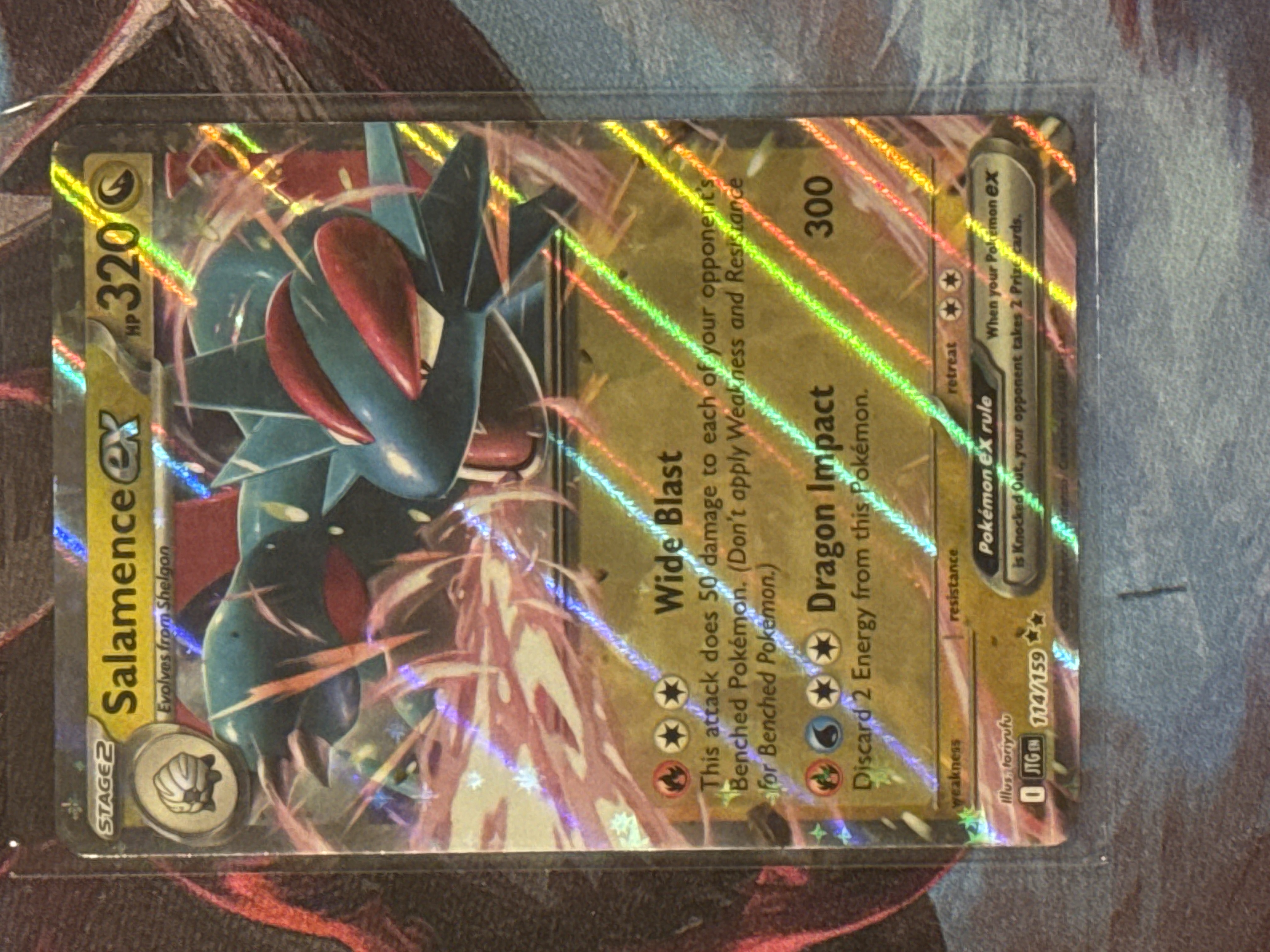 Salamence EX (114) 2025 Pokemon Jtg EN-Journey Together - Pokémon